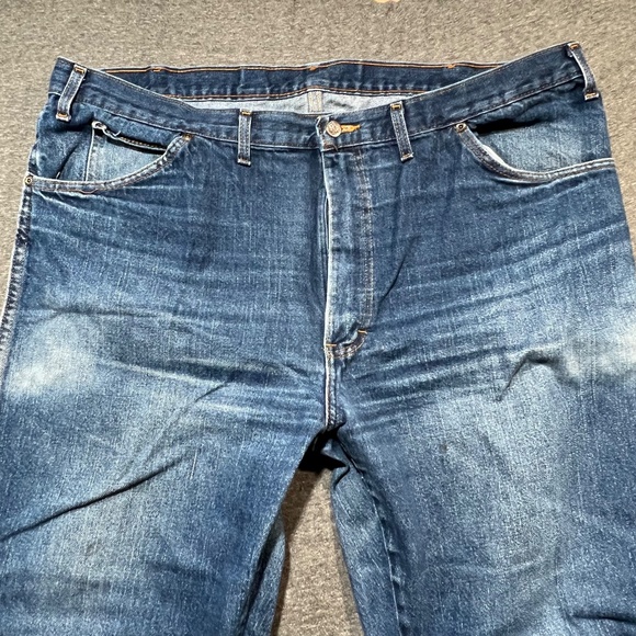 Men’s Dickies Relaxed Fit Jeans Medium Blue Wash Size 44x32 - Picture 3 of 13